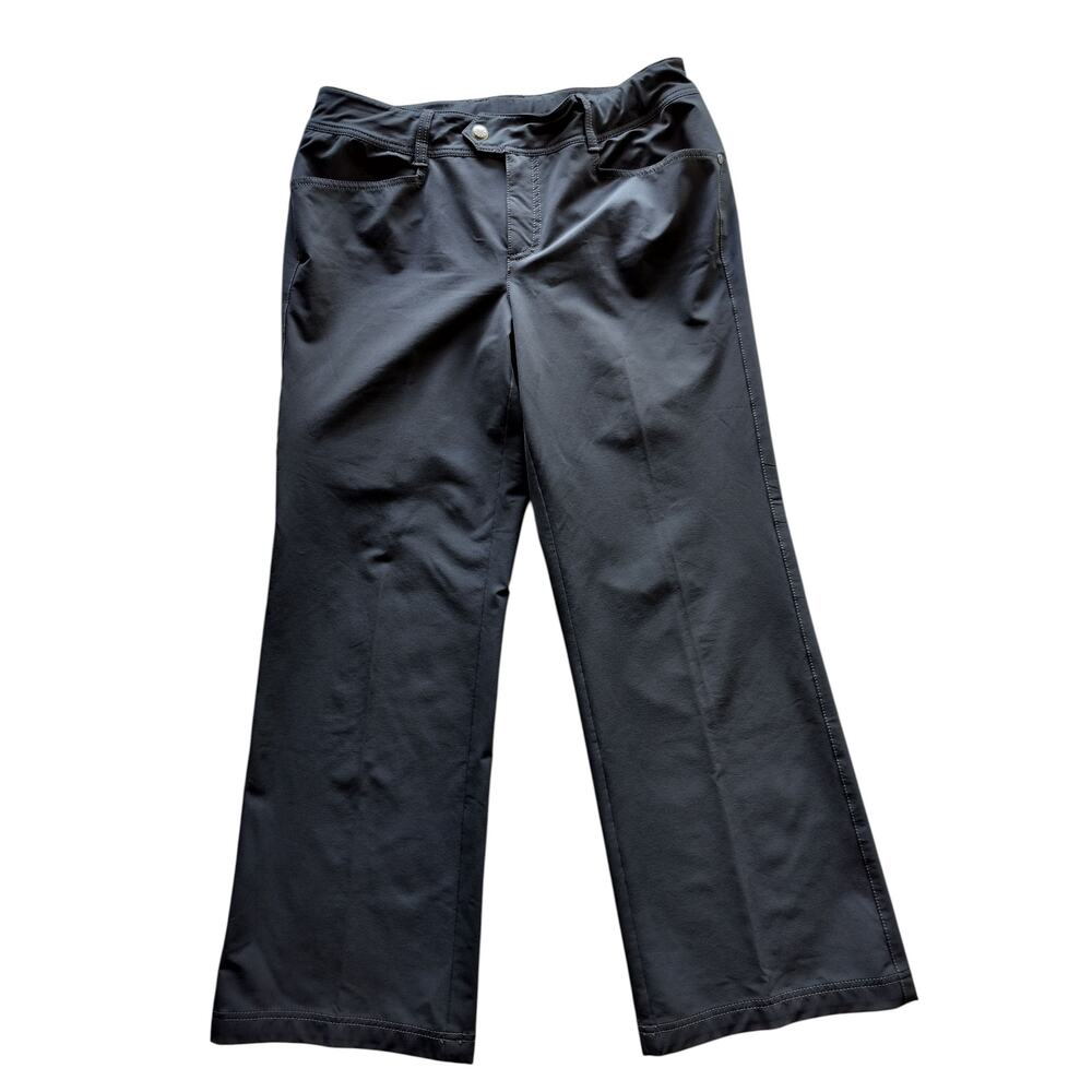 Athleta‎ Women's Gray Low Rise Wide Leg Hiking  Pants Size 12P